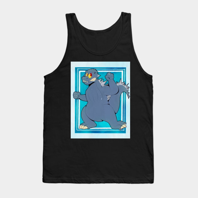 Godzilla (30s style) Tank Top by Dalia1784